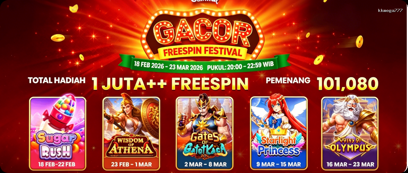 Login kkmega777 Sekarang Bonus Melimpah